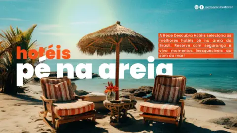 Seleção dos melhores hotéis pé na área do Brasil