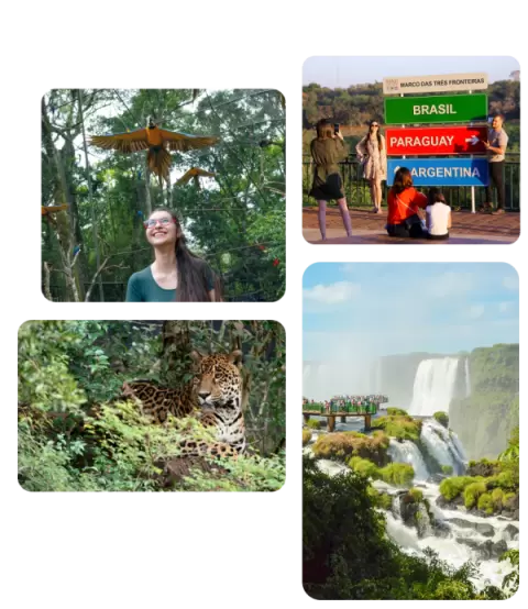 Imagem representativa: Descubra Hotéis em Foz do Iguaçu - Três Países em uma só viagem - Brasil, Argentina e Paraguai