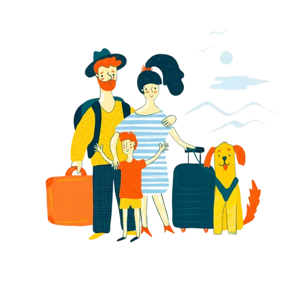 Seleção de hotéis pet friendly