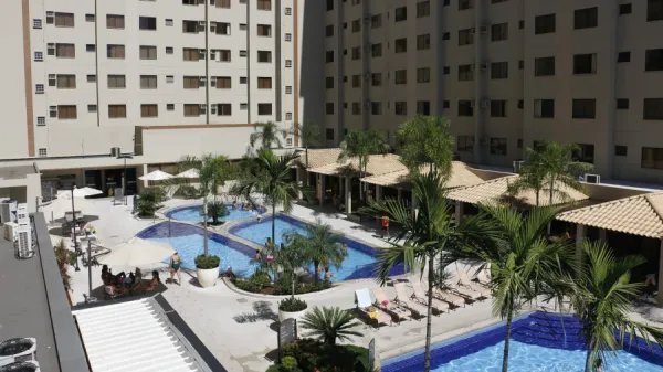 Foto demonstrativa de Hotel com Piscina Aquecida em Caldas Novas